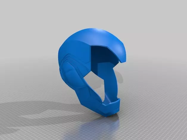 iron man helmet real size 3D print model