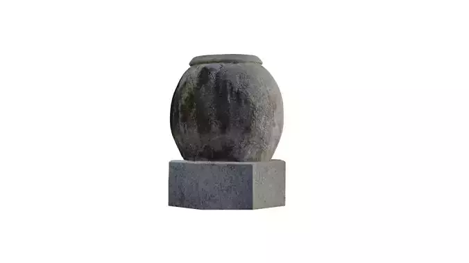 Korean Traditional Jar Statue 