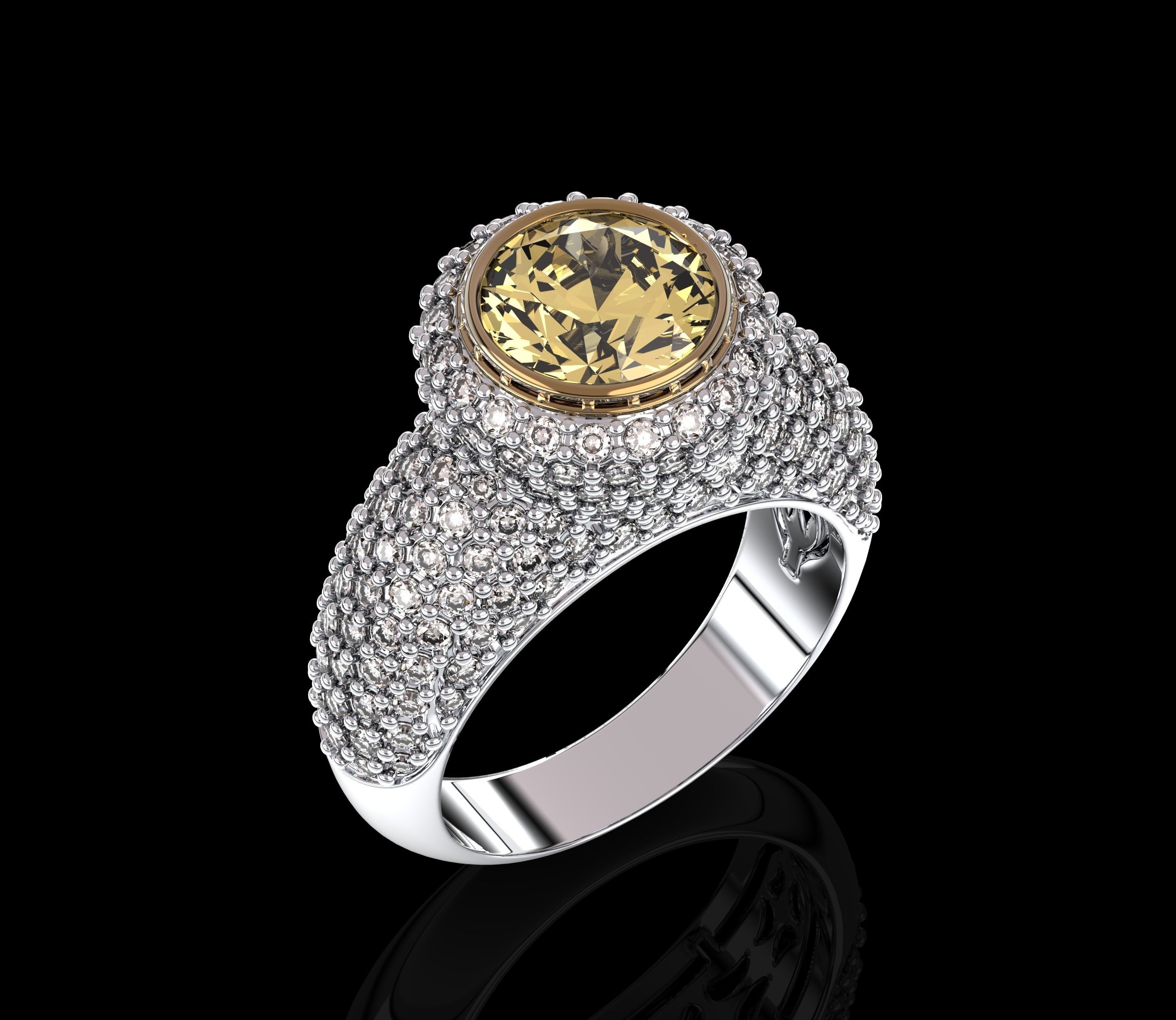 Perfect ring 3D print model_1