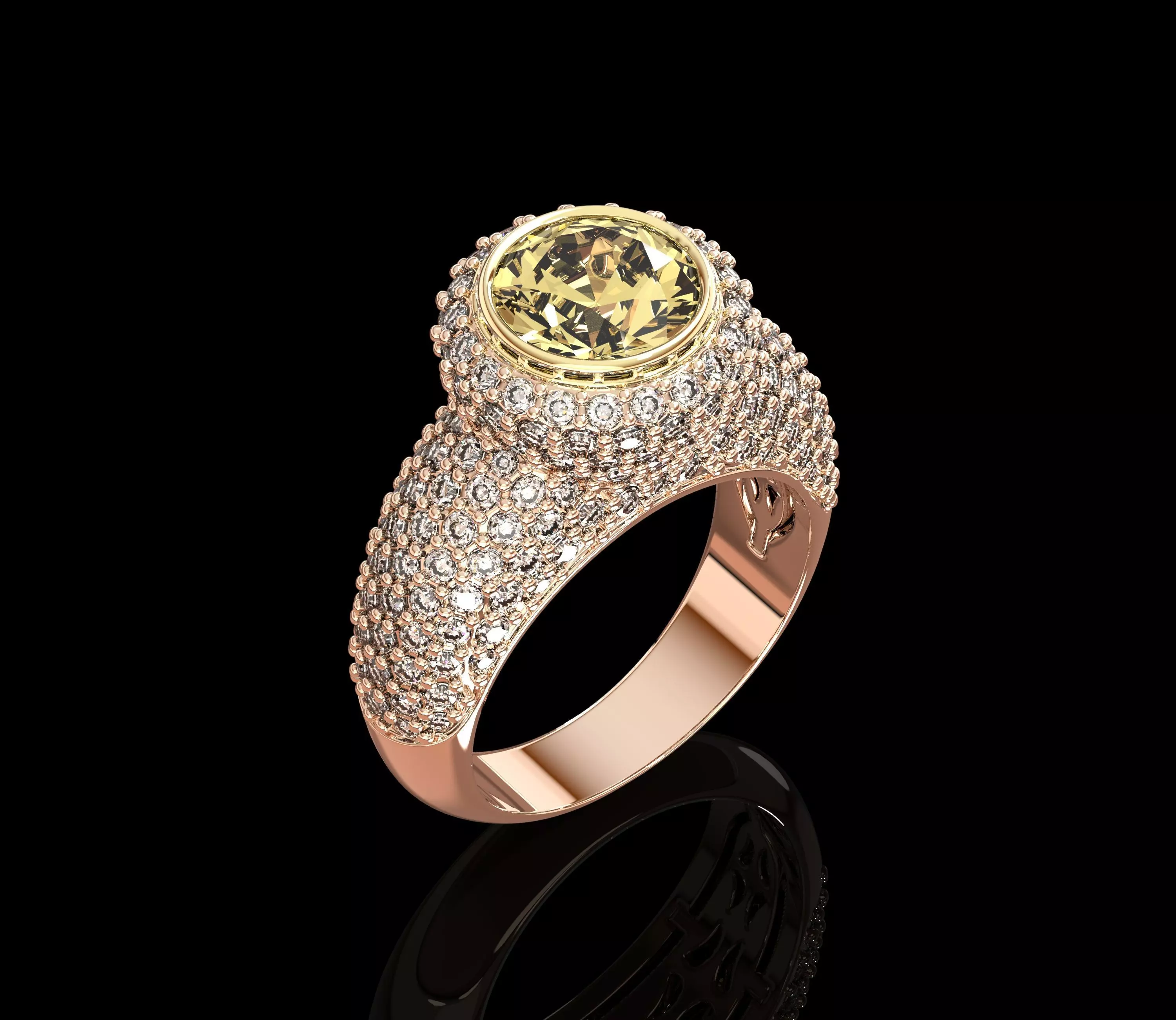 Perfect ring 3D print model_0