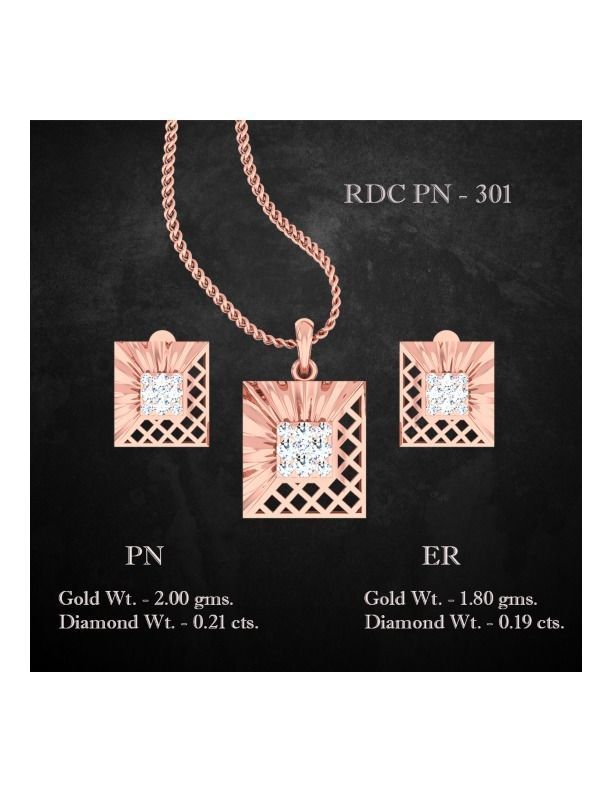 51 Light Wt Pendant Earrings set 3dm stl 3 view renders 3D print model_7