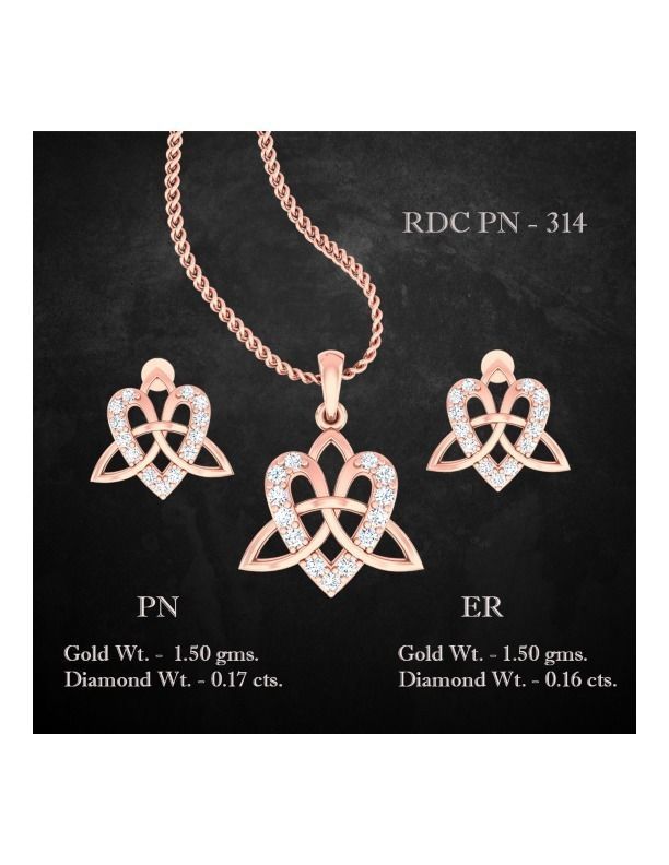 51 Light Wt Pendant Earrings set 3dm stl 3 view renders 3D print model_19