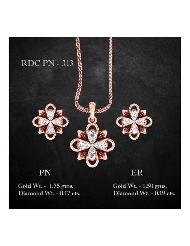 51 Light Wt Pendant Earrings set 3dm stl 3 view renders 3D print model_18