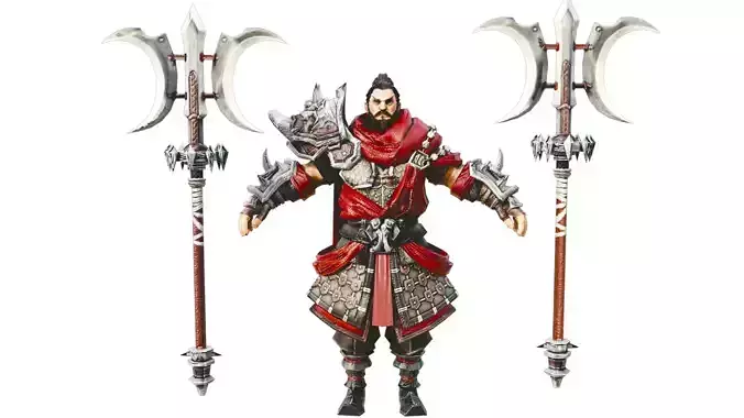 fantasy character 3d model hwangbe