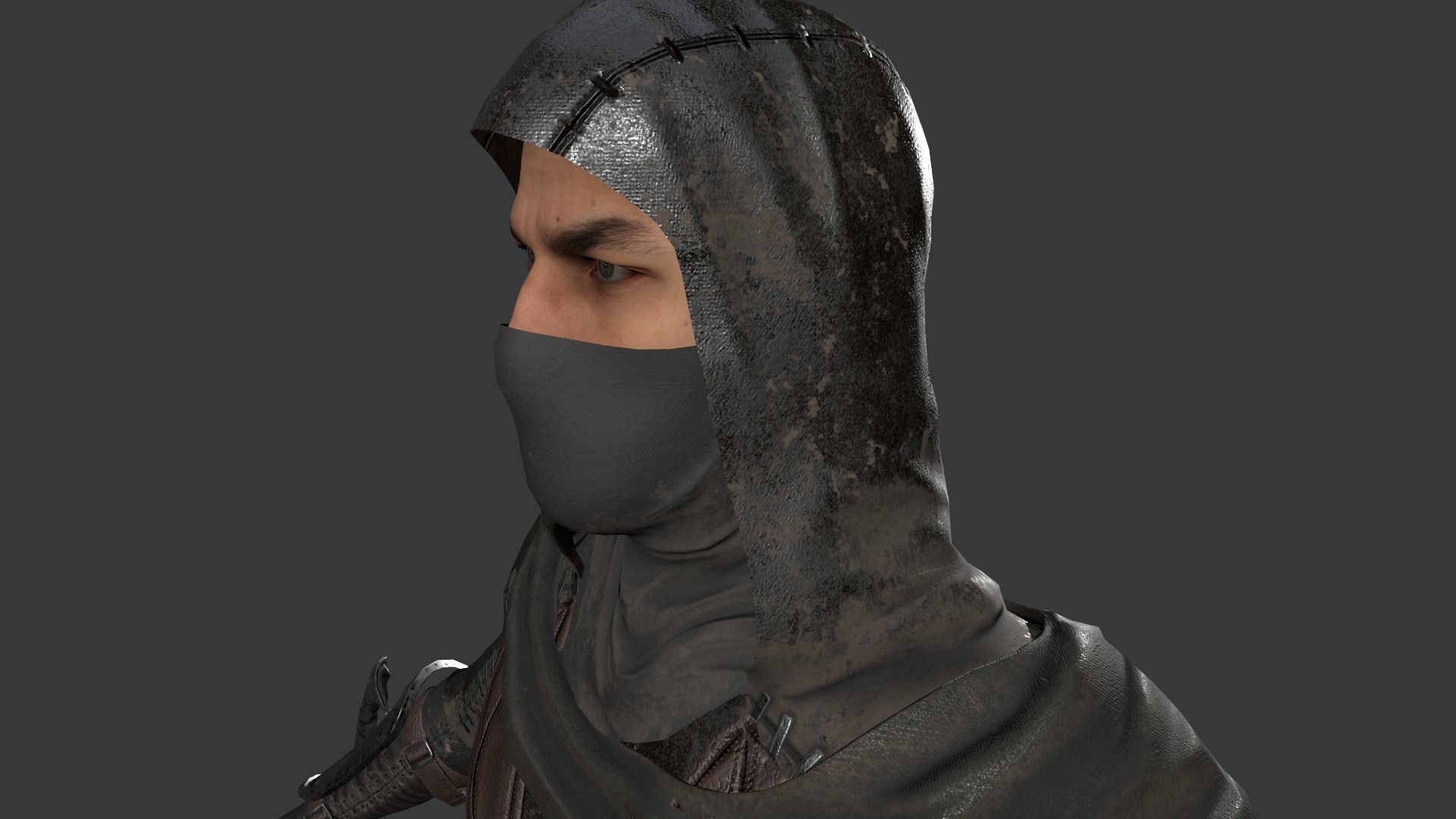 Assassins PACK Low-poly 3D model_18