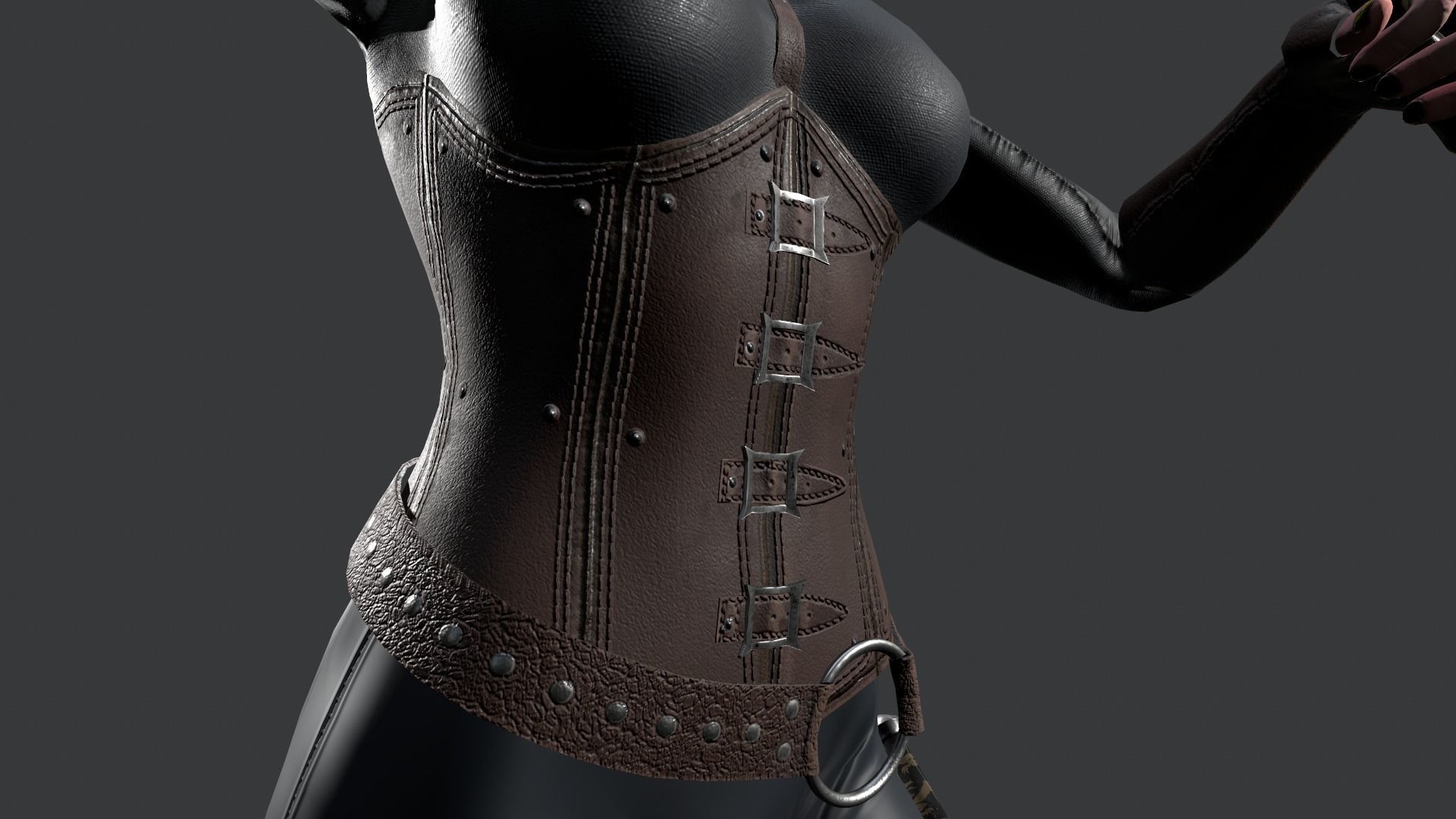 Assassins PACK Low-poly 3D model_33