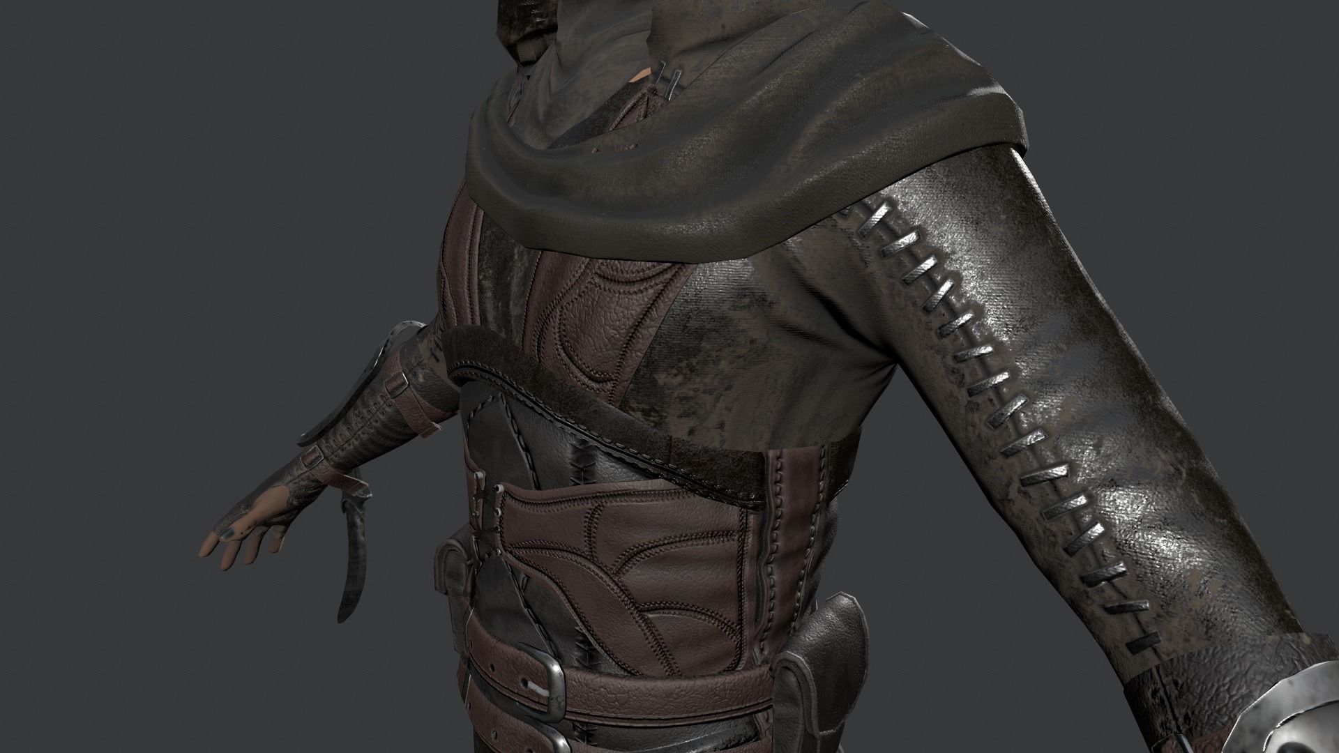 Assassins PACK Low-poly 3D model_16