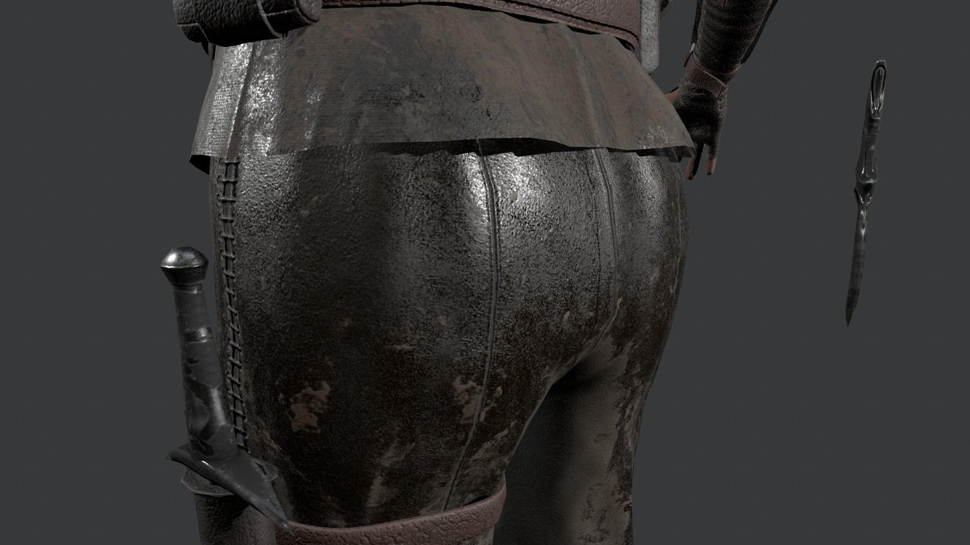 Assassins PACK Low-poly 3D model_30