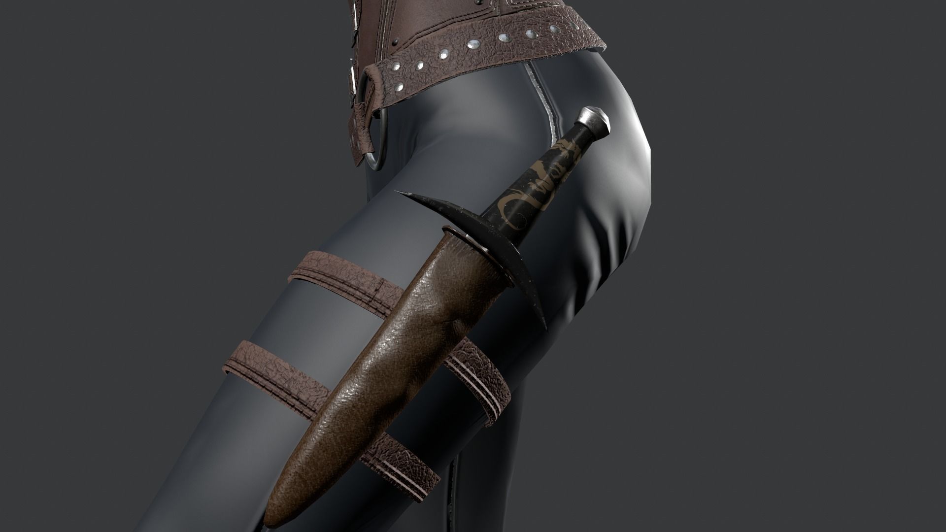 Assassins PACK Low-poly 3D model_49