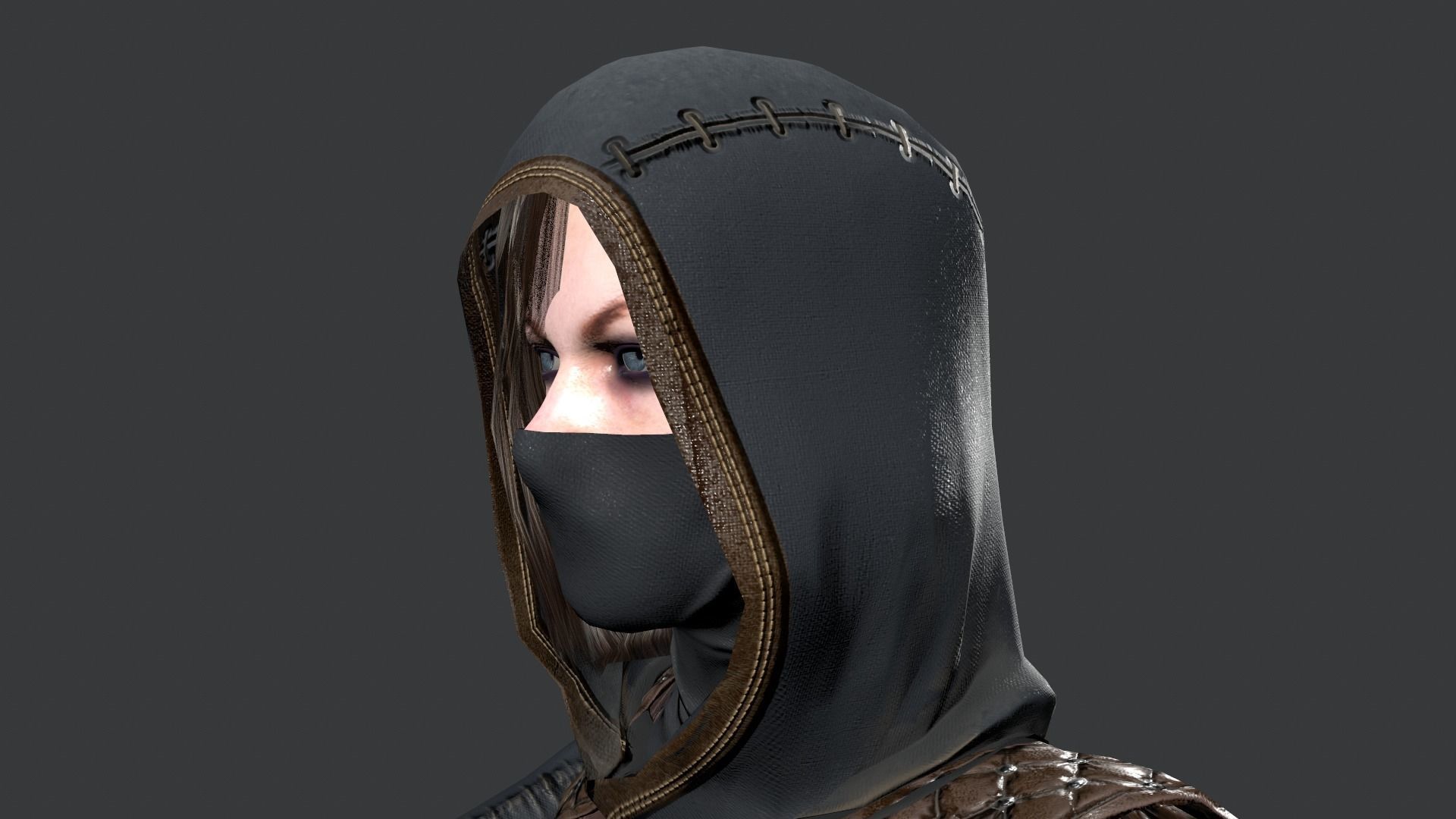 Assassins PACK Low-poly 3D model_39