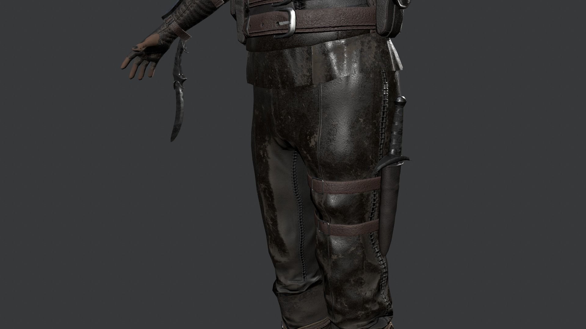 Assassins PACK Low-poly 3D model_14