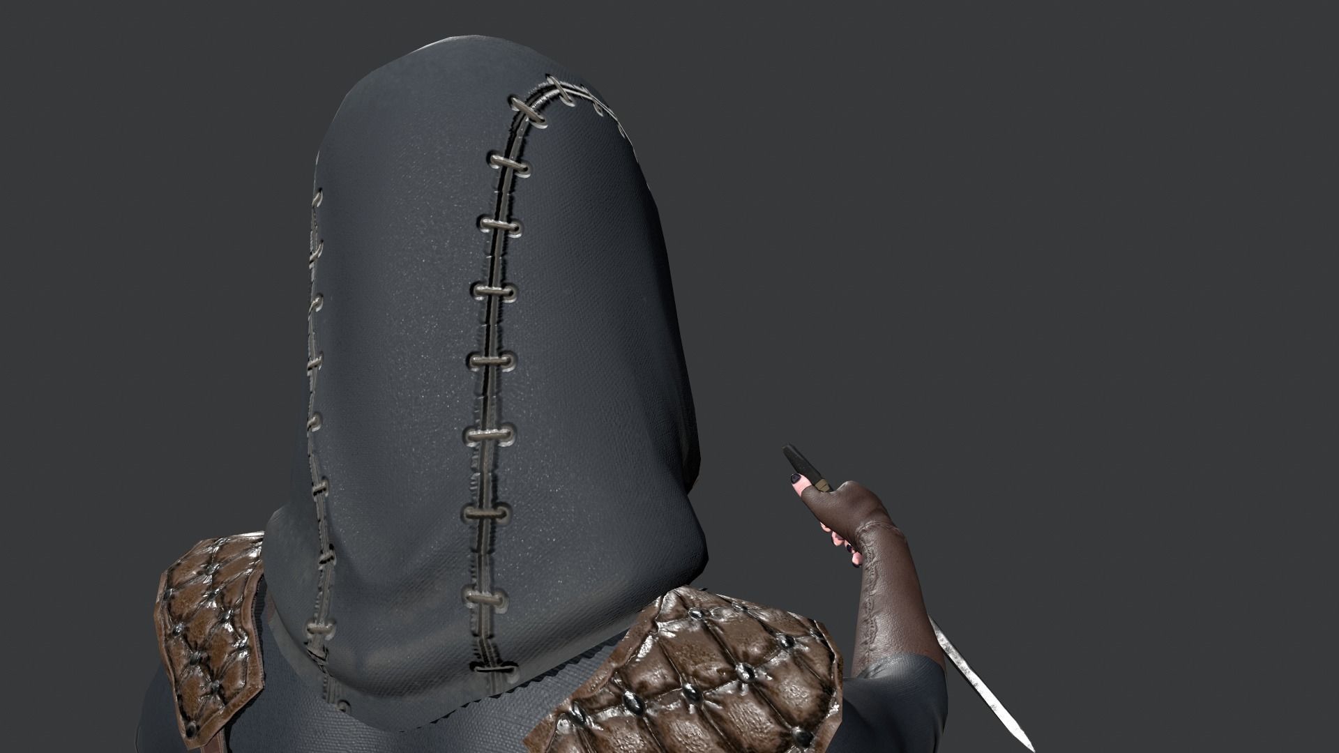 Assassins PACK Low-poly 3D model_52