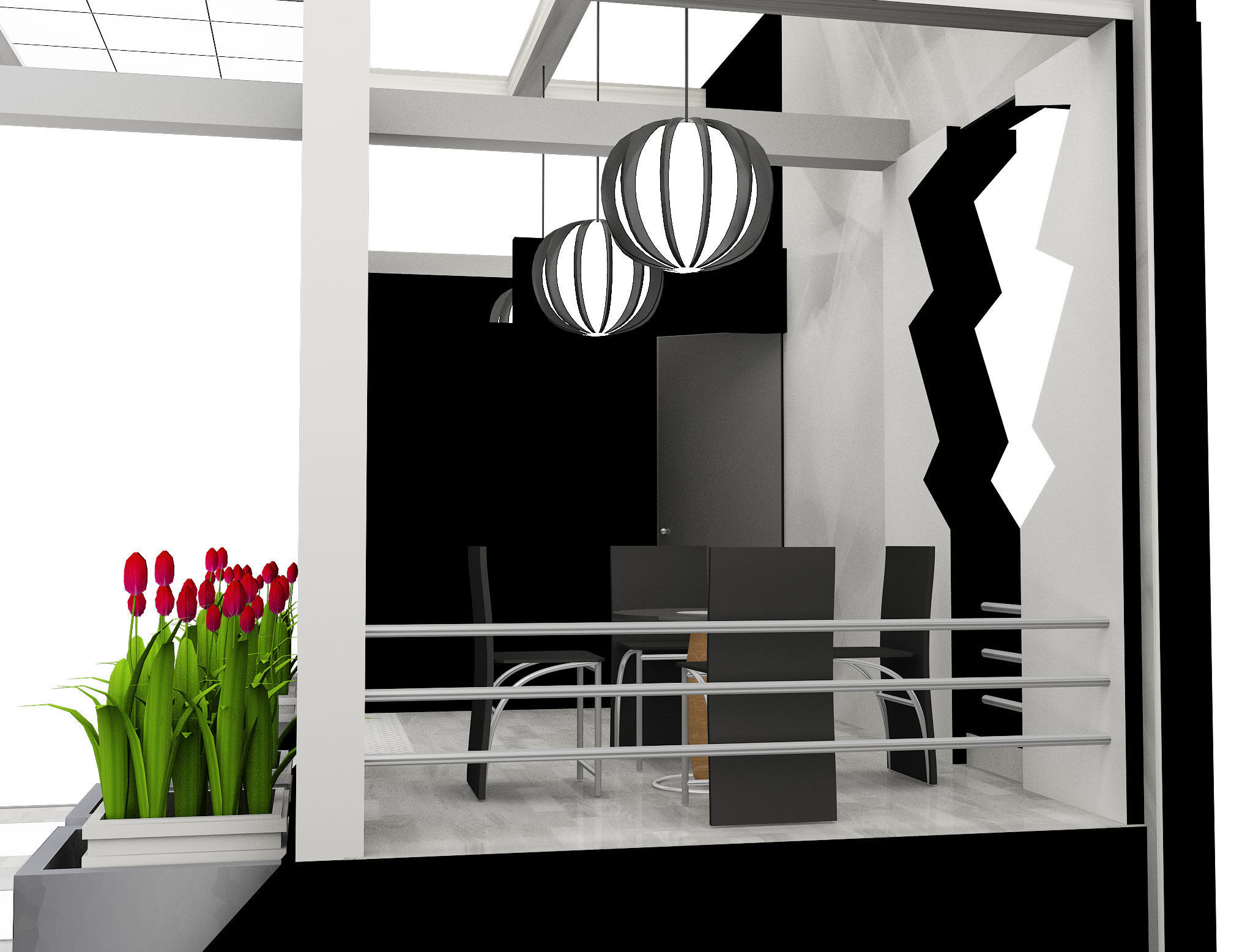 Booth Exhibition Stand a515 3D model_20