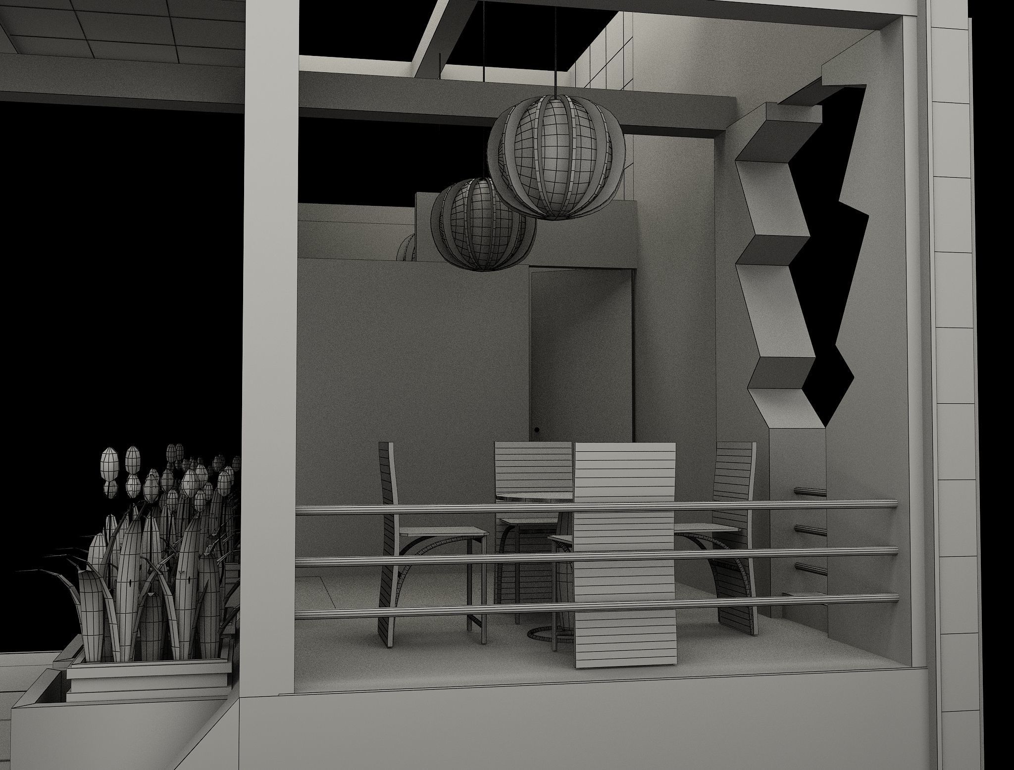 Booth Exhibition Stand a515 3D model_21