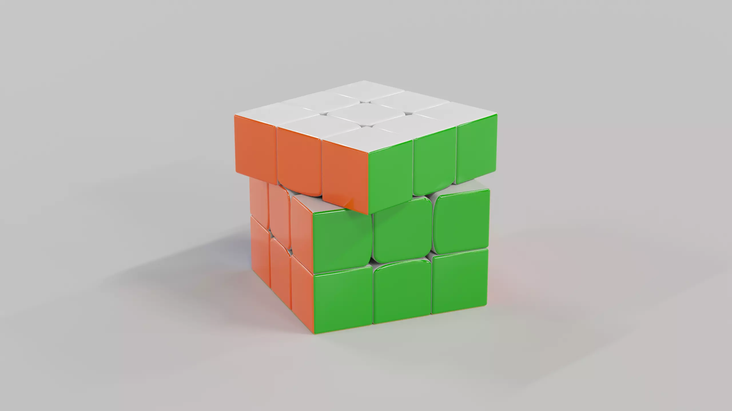 3x3 Speed Cube 3D model