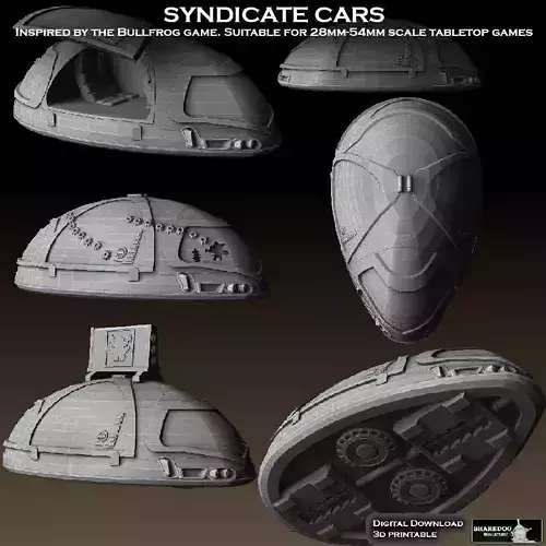 Syndicate Cars 3D print model