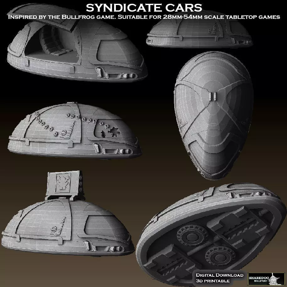 Syndicate Cars 3D print model_0