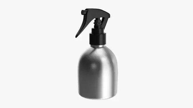 Small metal bottle with dispenser