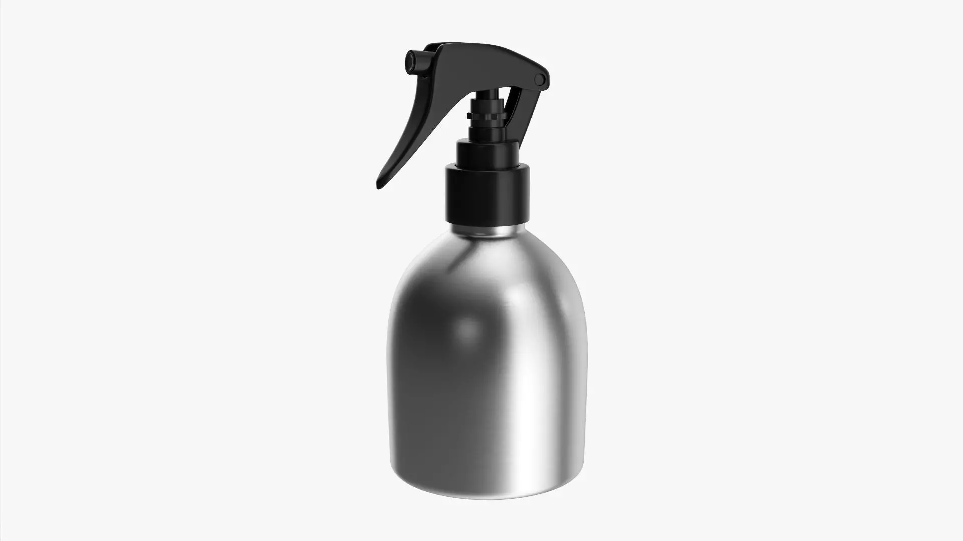 Small metal bottle with dispenser 3D model_0