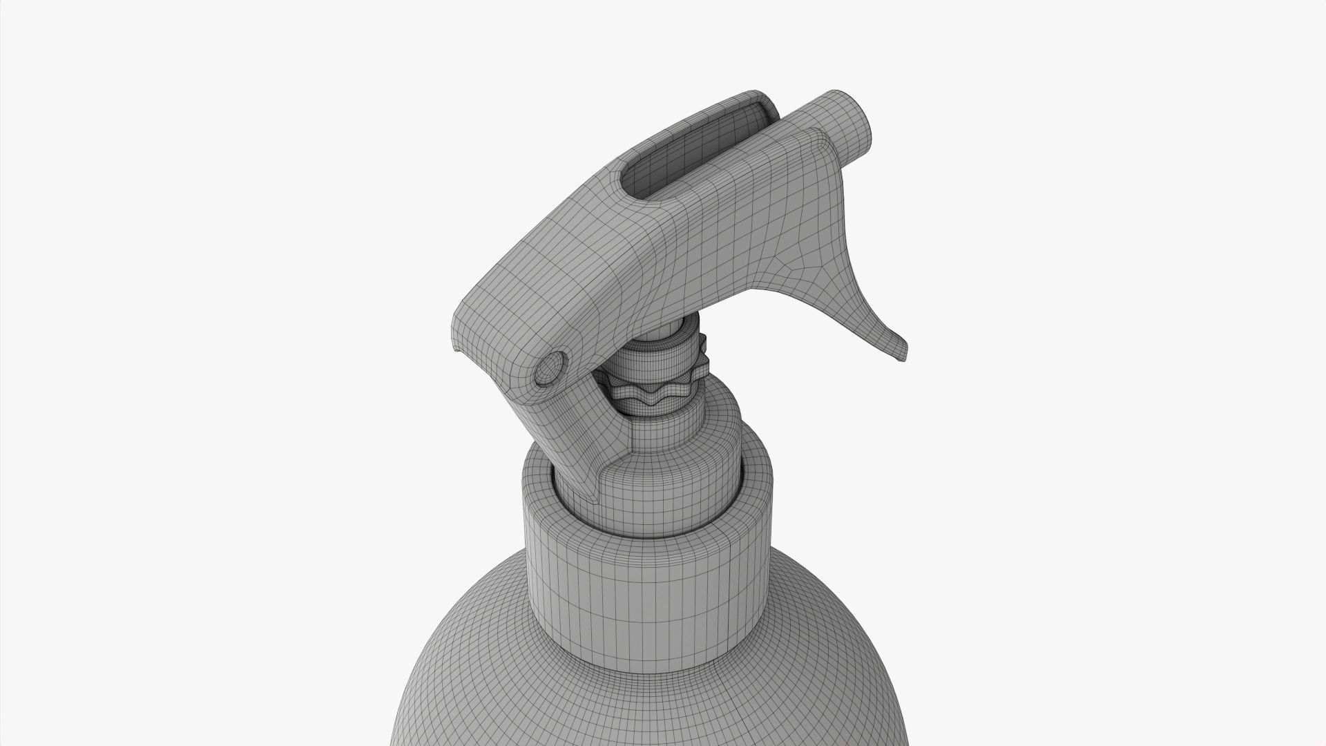 Small metal bottle with dispenser 3D model_8