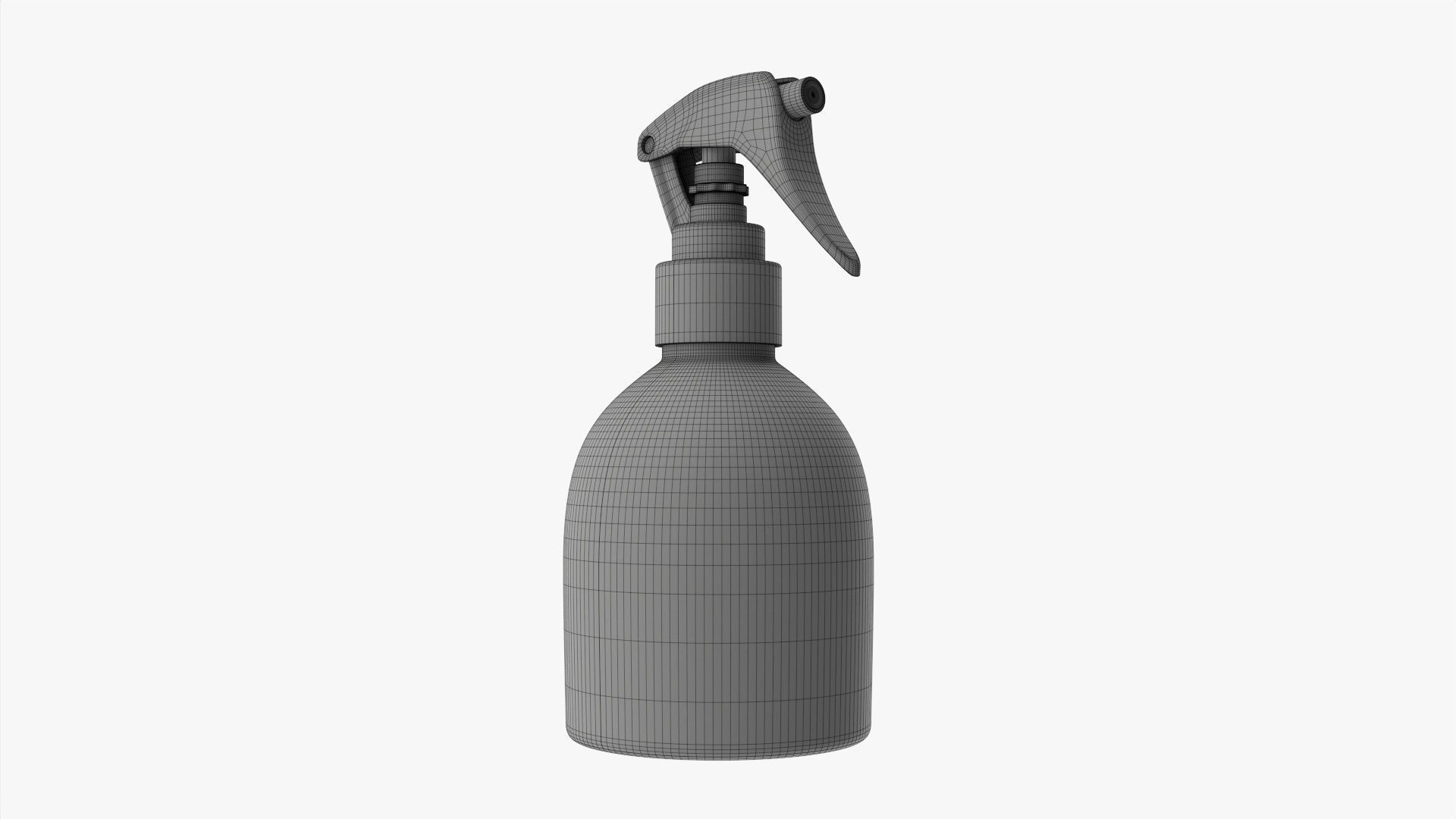 Small metal bottle with dispenser 3D model_6