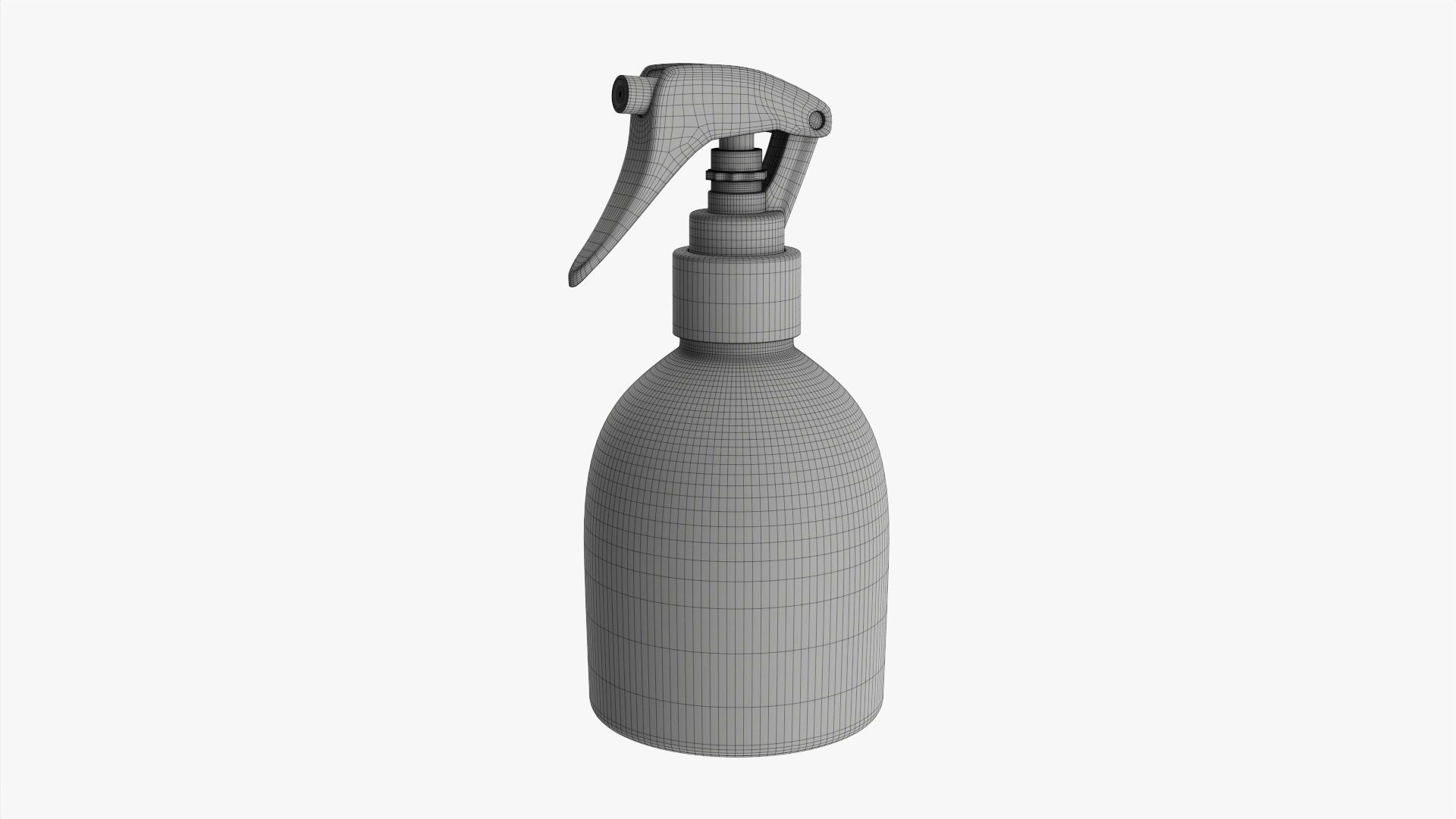 Small metal bottle with dispenser 3D model_5