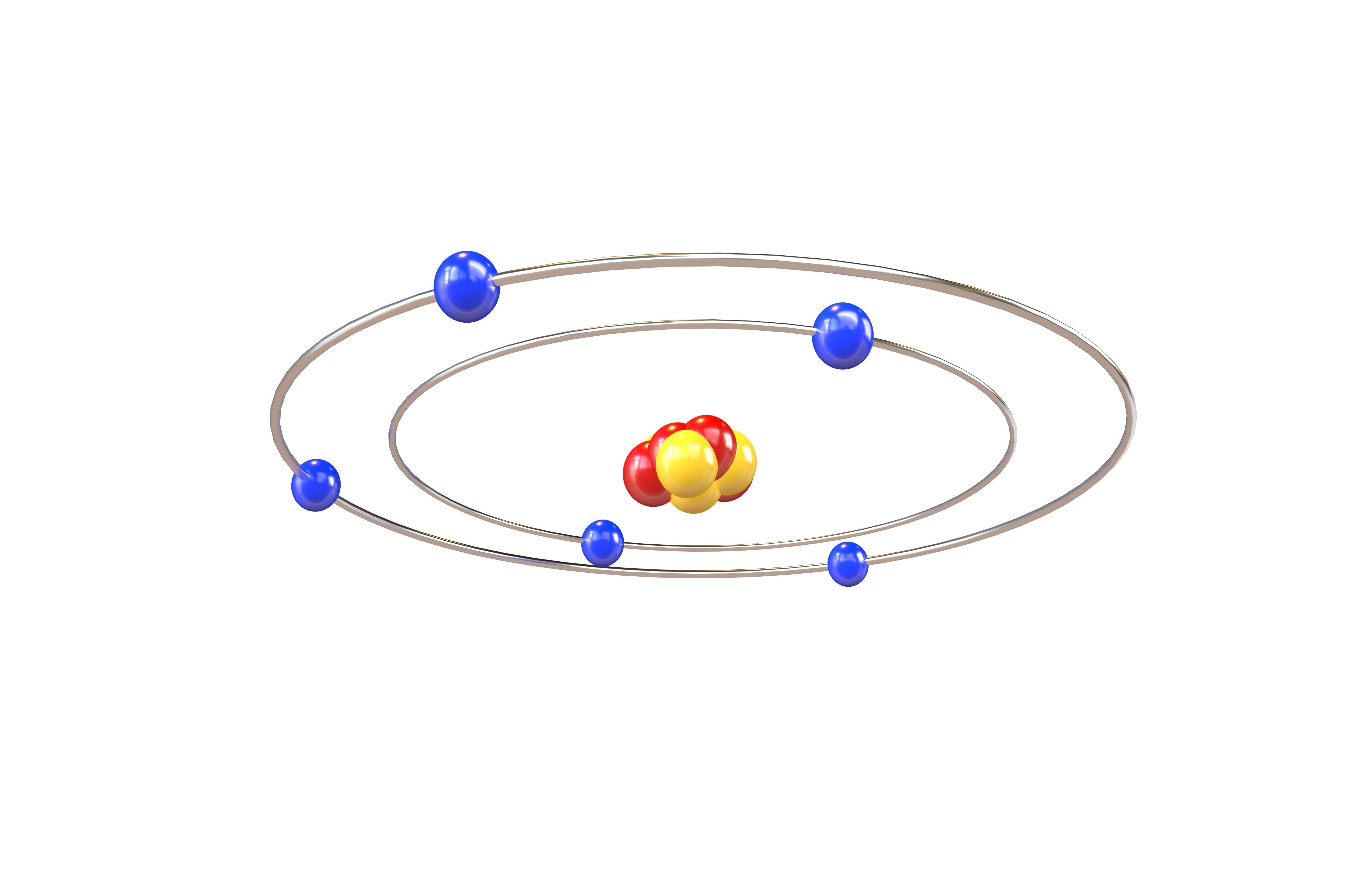 Boron Chemical Element v1 001 Low-poly 3D model_3