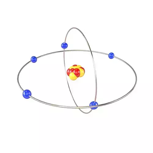 Boron Chemical Element v2 001 Low-poly 3D model