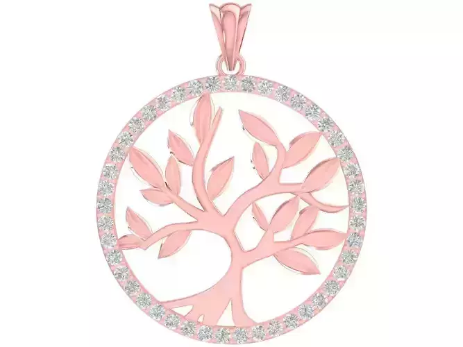 diamond tree of life pendant 3076