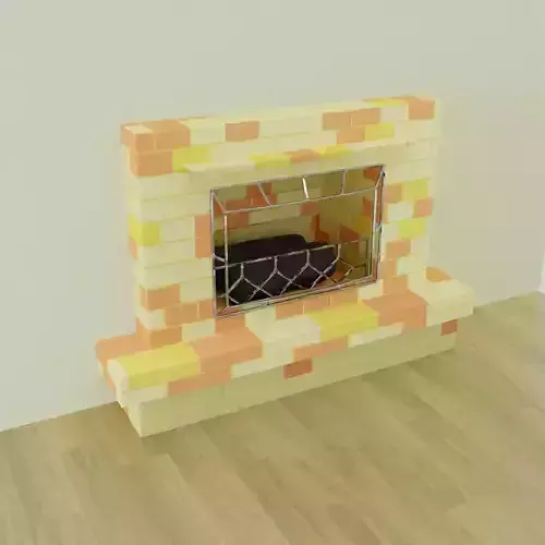 Fireplace brick