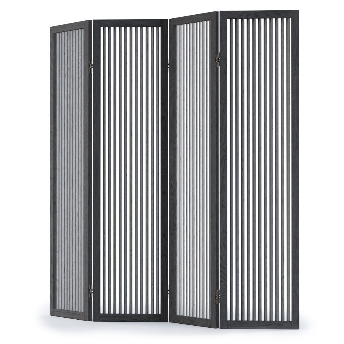 Decorative wooden screen  3D model_1