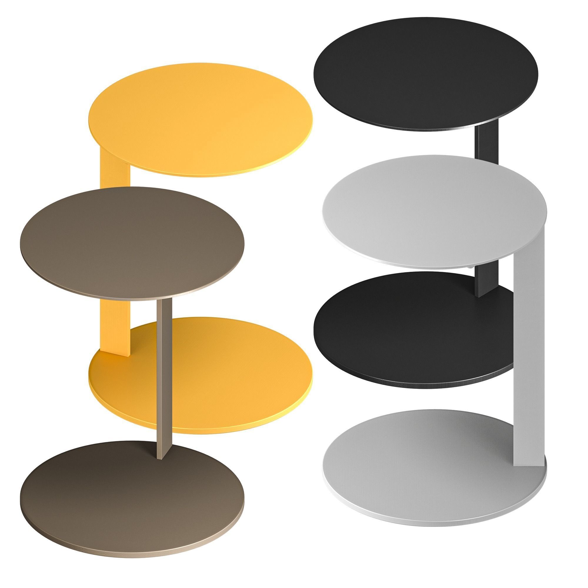 Note Side Table by Blu Dot 3D model_4
