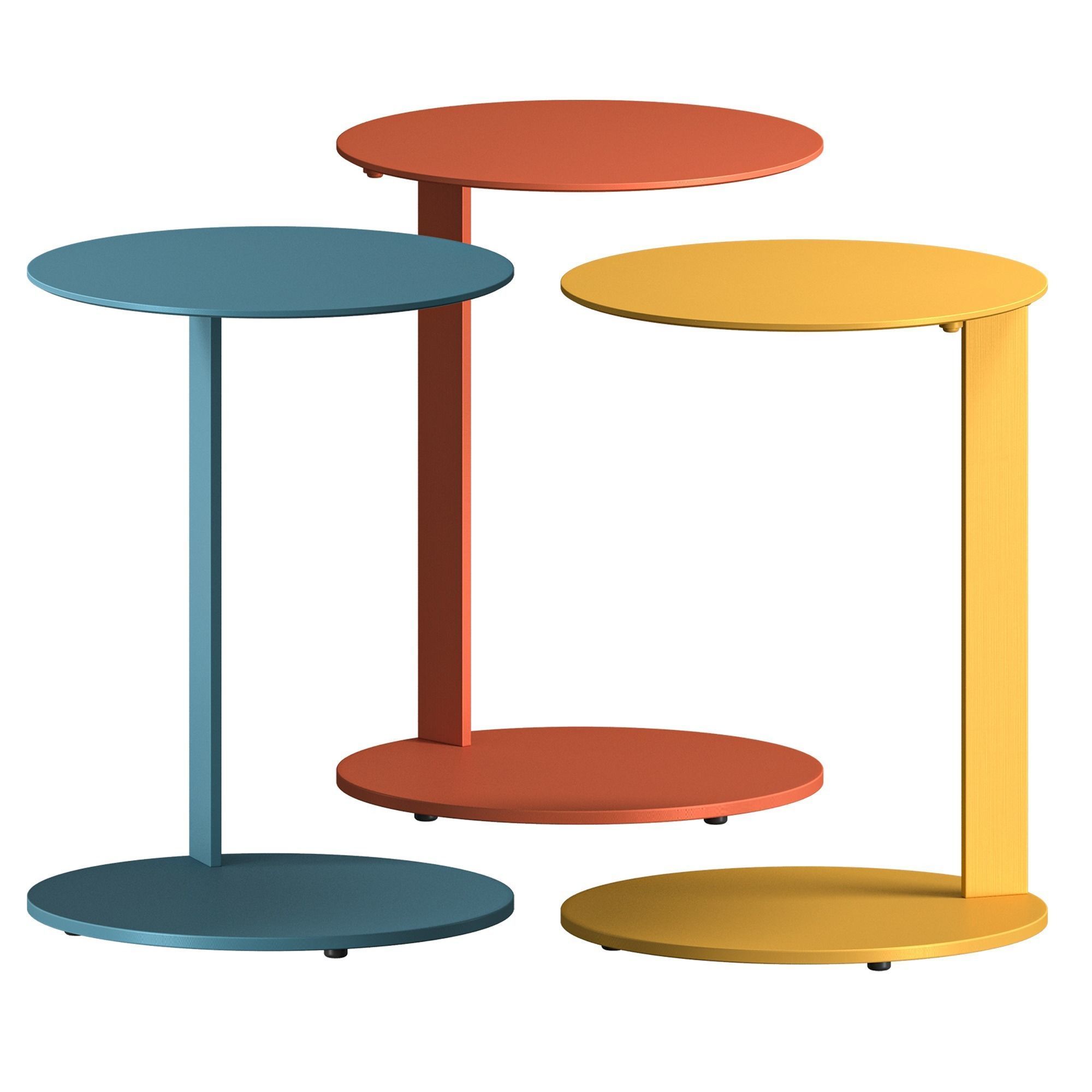 Note Side Table by Blu Dot 3D model_2