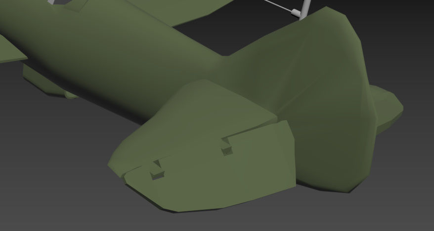 LA-5 FN Low-poly 3D model_24