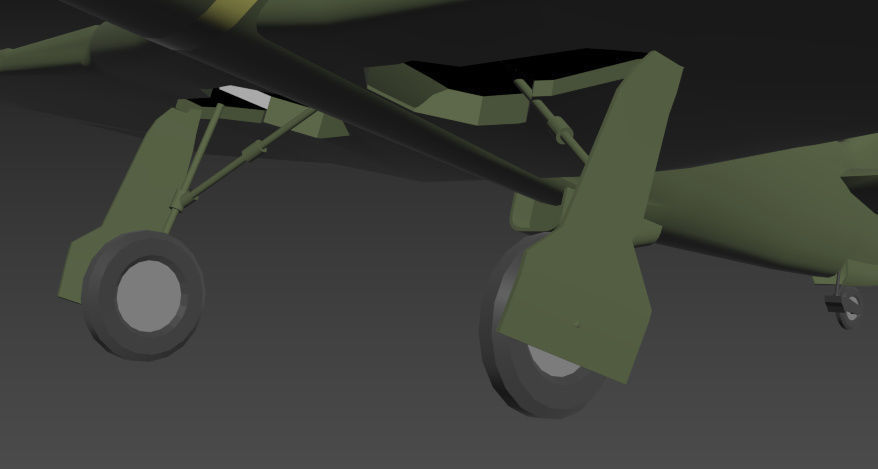 LA-5 FN Low-poly 3D model_26