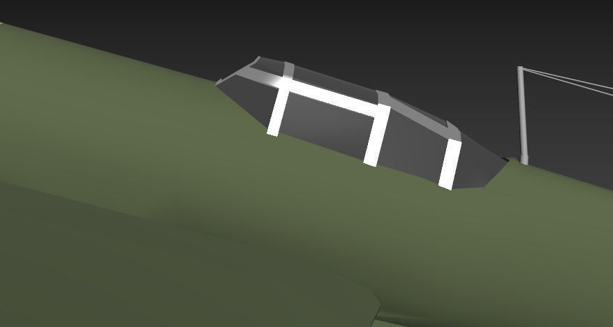 LA-5 FN Low-poly 3D model_22