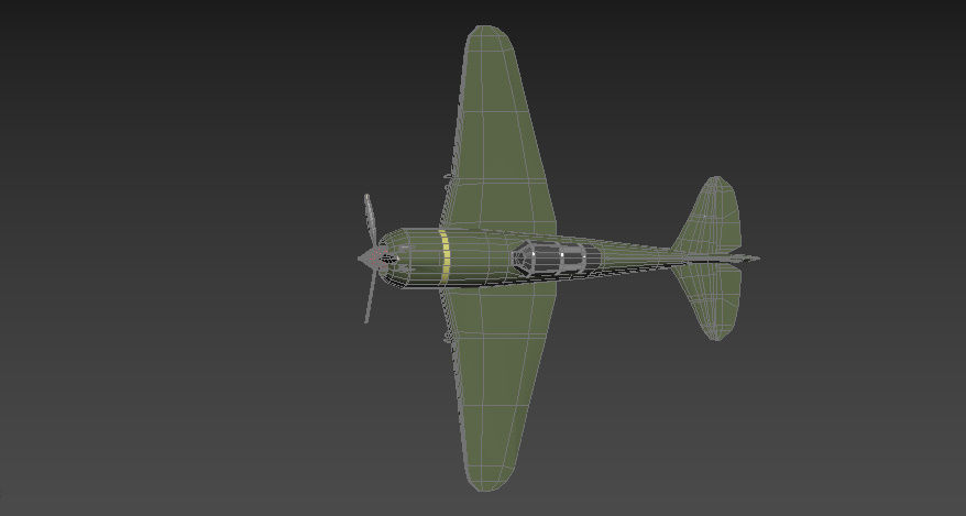 LA-5 FN Low-poly 3D model_33