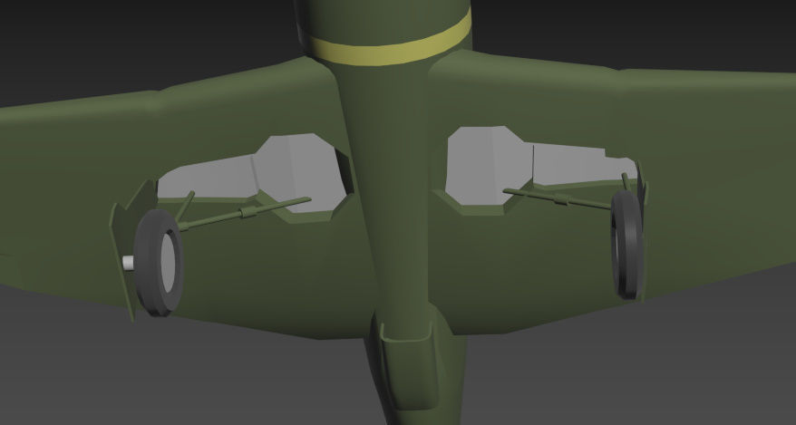 LA-5 FN Low-poly 3D model_28