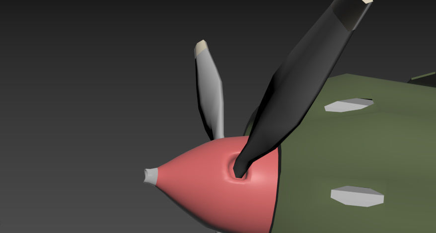 LA-5 FN Low-poly 3D model_20