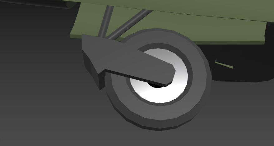 LA-5 FN Low-poly 3D model_25