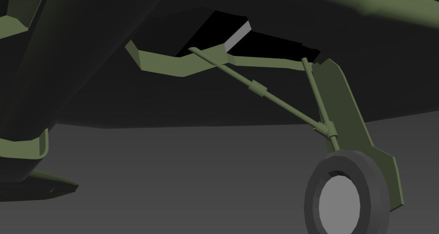 LA-5 FN Low-poly 3D model_29