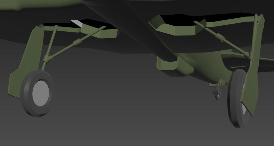 LA-5 FN Low-poly 3D model_27