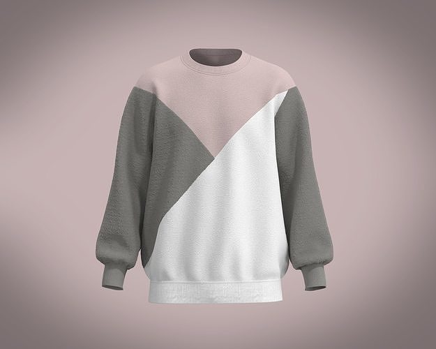 Mens  SweatShirt 3D model