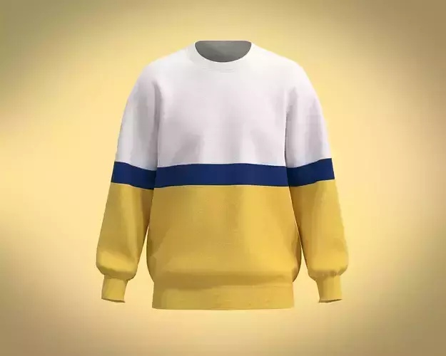Mens Yellow Sweatshirt