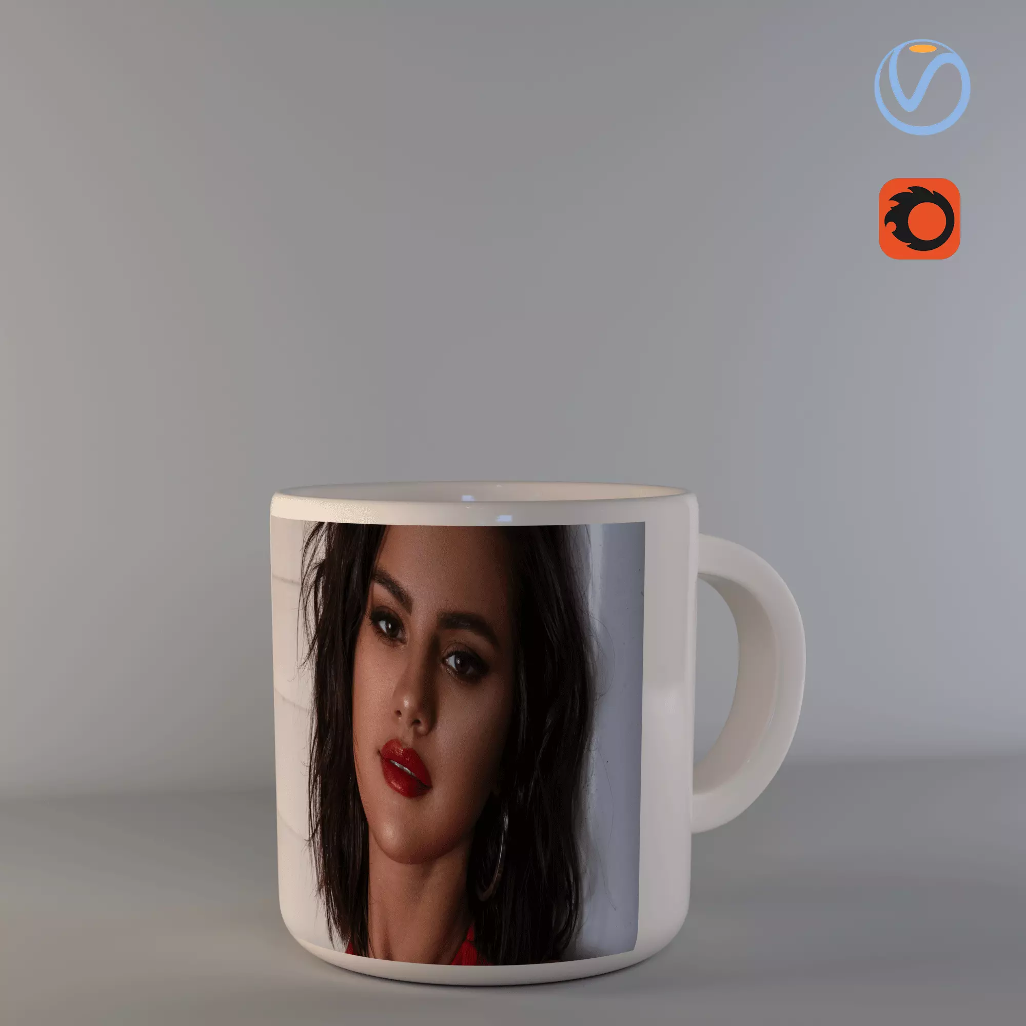 selena gomez mug 3D model
