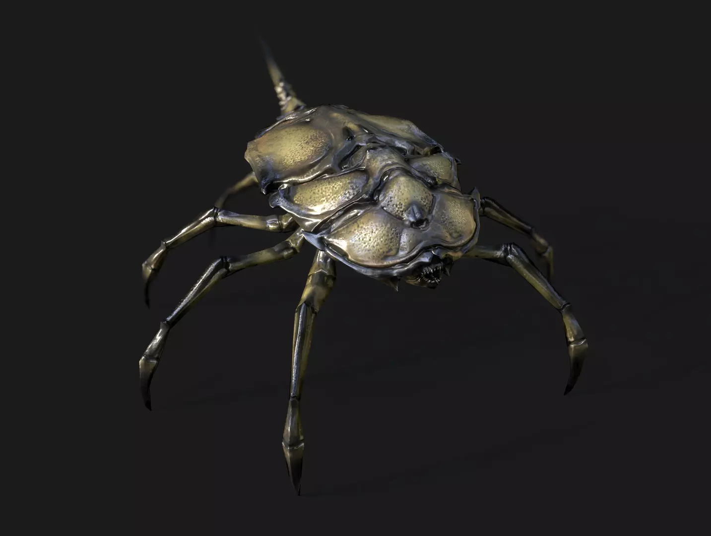 Insect Crawler Low-poly 3D model_0