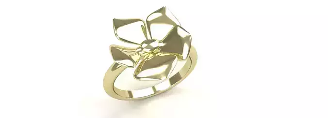 Apple Blossom Ladies Ring Gold Silver Platinum Luxury Jewelry