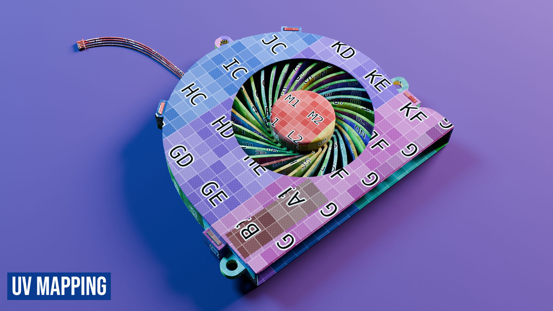 Laptop Cooling Fan Free 3D model_17