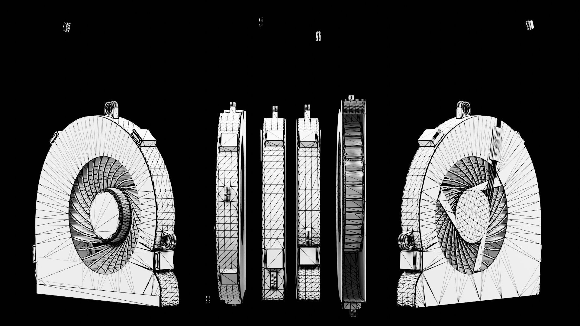 Laptop Cooling Fan Free 3D model_7
