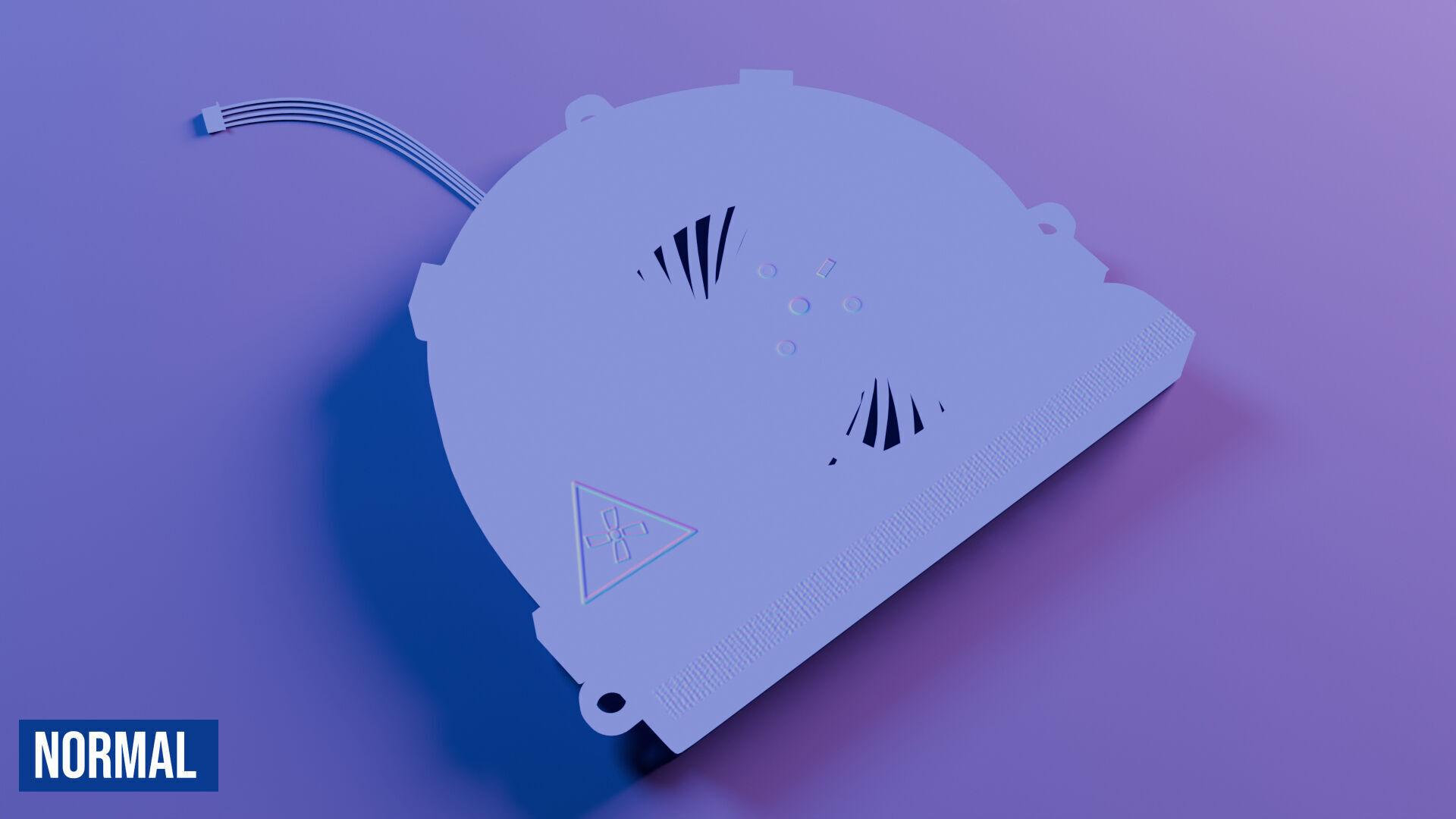 Laptop Cooling Fan Free 3D model_25